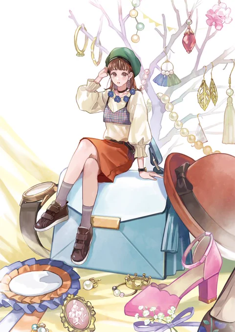#私はこんな仕事がしたい
ファッションやコスメ関連、衣装のデザイン等もやってみたいなぁ～。 