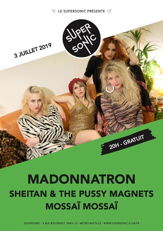 ⚡Ce Soir ! #rock de Madonnatron, #indierock avec Sheitan &amp; The Pussy Magnets et #rock #psychedelique de Mossaï Mossaï → facebook.com/events/1013194…