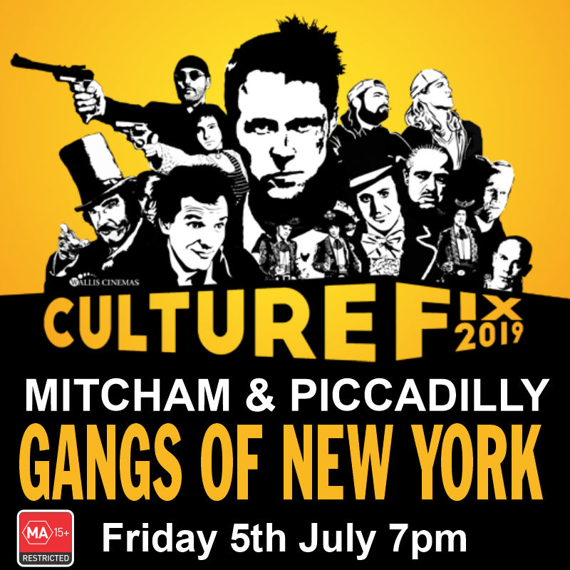 Wallis_Cinemas's tweet image. Cult classic Gangs of New York (MA) 15+ returns to the big screen! See it this Friday at 7pm, only at Mitcham and Piccadilly Cinemas! Get tickets now: bit.ly/2Ne9M3D

#walliscinemas #wallis #cultclassic #classic #culturefix #cult #mitchamcinemas #piccadillycinemas