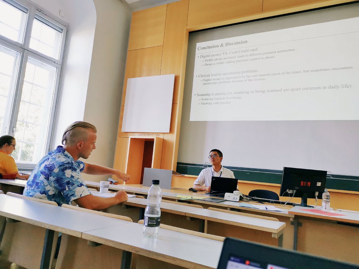 Li Rongyu (@lirongyu1) on Twitter photo Presenting handling digital money (WeChat Pay&Alipay) project at IIEMCA2019 in Germany.<a href="/VAST_research/">VASTresearchgroup</a> Presenting handling digital money (WeChat Pay&Alipay) project at IIEMCA2019 in Germany.<a href="/VAST_research/">VASTresearchgroup</a>