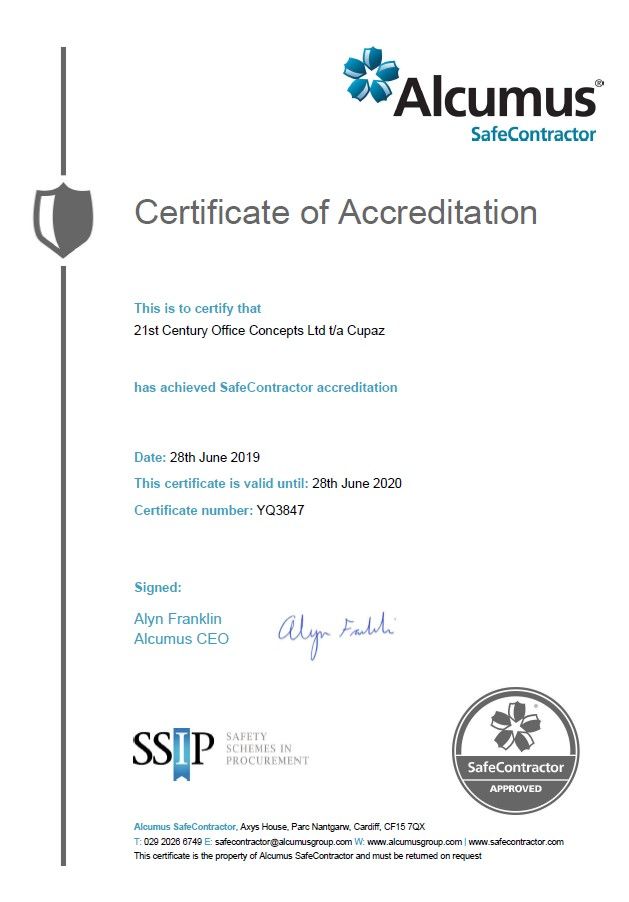 Morning guys!
We are on fire! 💪 

Check us out! We have achieved SafeContractor accreditation by Alcumus meaning we now have the ability to Subcontract and do areas of:
Carpentry and Joinery
Blinds &amp; Curtain Installation / Replacement
Interior Refurbishment Services
Fittings
👊