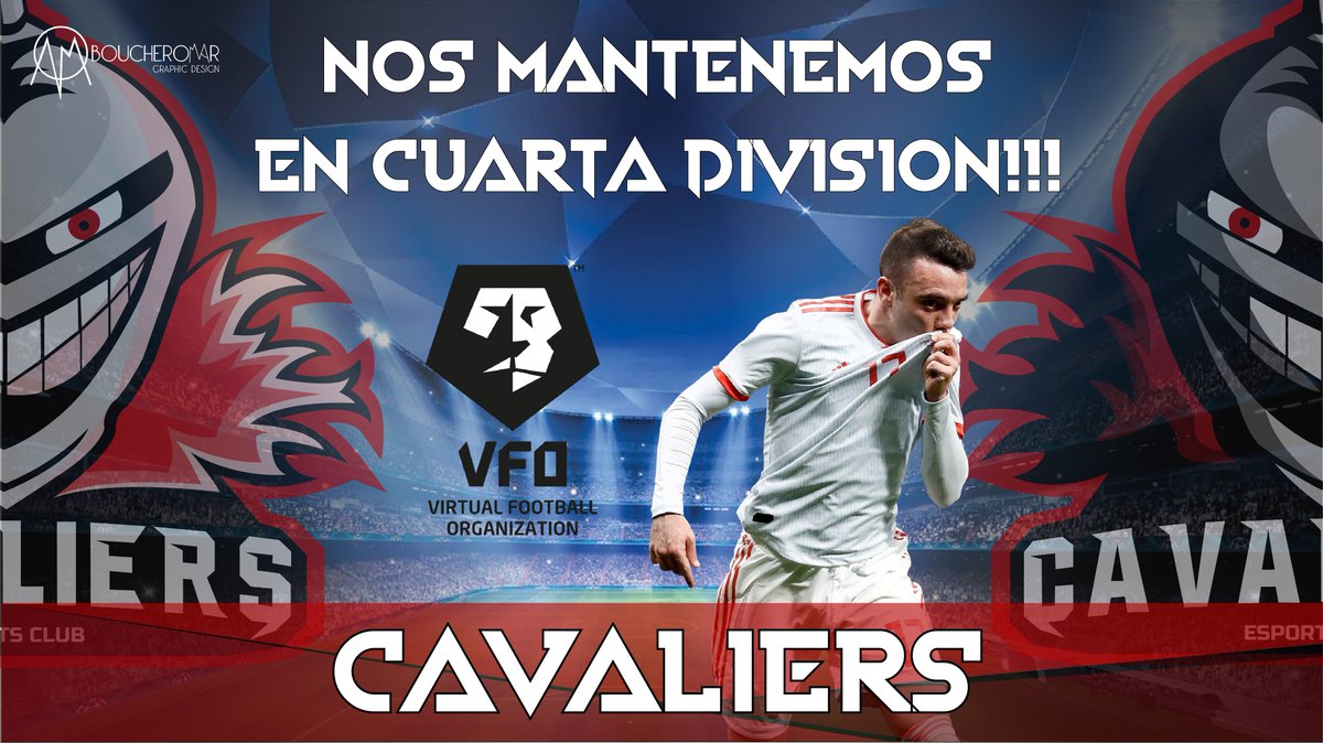 CavaliersEC's tweet photo. ✋HOLA CABALLEROS🤚 Desde el club queremos anunciar que Cavaliers E.C la próxima temporada seguirá en 4ta división de #VFO.🔥
Esperemos que sigáis apoyándonos como siempre lo habéis hecho y ahora ya disfrutéis de aquello por lo que habéis luchado.✌
#GOCAVLS #VERANO #MERECIDO https://t.co/H6HiIudWZ4