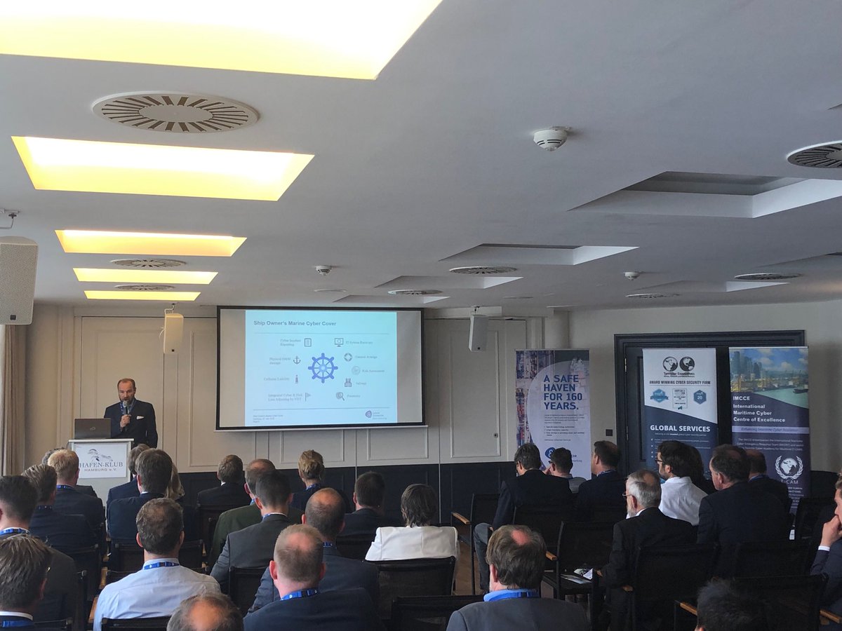 MaritimeCert's tweet photo. Great event yesterday as Lampe &amp; Schwartze launch new Ship Owners Marine Cyber Cover (SOMCC) and announce membership of #MCERT Advisory Board, see link ⁦https://t.co/dGc1GMgO4L ⁩ ⁦@templarexecs⁩ ⁦@wartsilacorp⁩ ⁦@NLawGlobal⁩ https://t.co/4aFs4D1lIJ