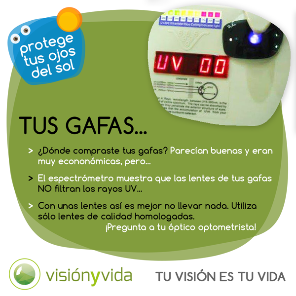 A_VisionYvida's tweet photo. ¡No todas las 😎 gafas de sol valen! A la hora de adquirirlas, recuerda hacerlo en canales autorizados para asegurarte de que cumplen con la normativa, que sus lentes filtran la ☀️radiación UV y que cuentan con el marcado CE. #Tuvisiónestuvida #Siemprecongafasdesol #saludvisual https://t.co/a1KS2I4vf1