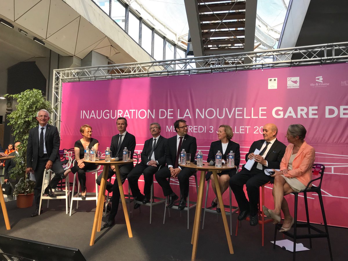 lbeaucaire's tweet photo. Inauguration de la #Gare de #Rennes 👍👍👍👏👏👏#SNCF #TGV #TerBreizhGo https://t.co/9STQYLQVKc