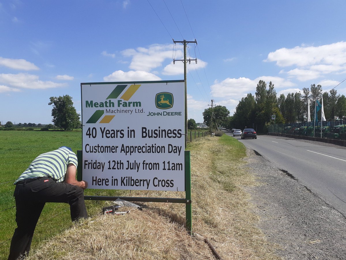 MeathFarm's tweet photo. Busy here today getting ready for our 40th Birthday Celebration/Customer Appreciation Day on Friday 12th of July! #lookforwardtoseeingyou #40th #LMFM #celebration #customer #loyalty https://t.co/XtVv9WbIz4