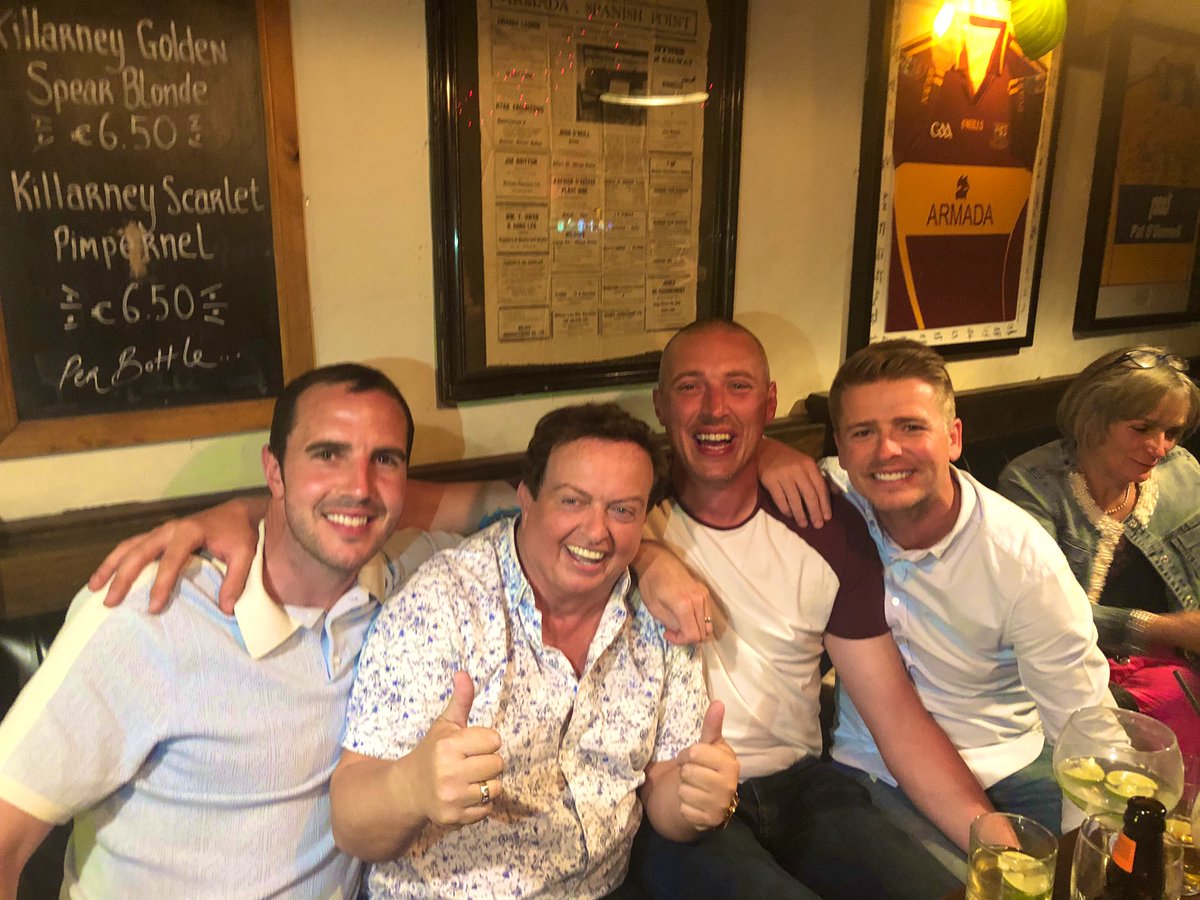 MartyMofficial's tweet photo. Really enjoyed last night  in The Armada Hotel Spanish Point with my pals and all the people who came to enjoy the fun and craic with us !! Do ye know the lads ?? https://t.co/yaC8pp2Bjm