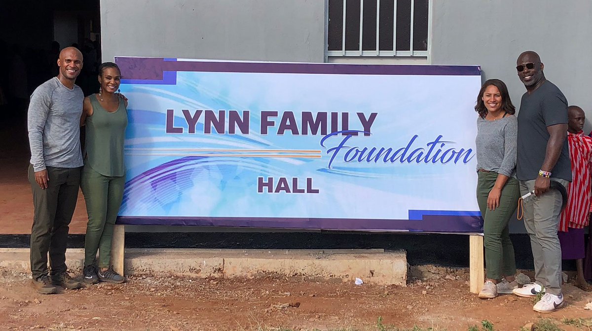 chargers's tweet photo. Coach Lynn and his family on the ground in Tanzania providing a safe space for education to the youth 💛 https://t.co/fZccl2v0z5