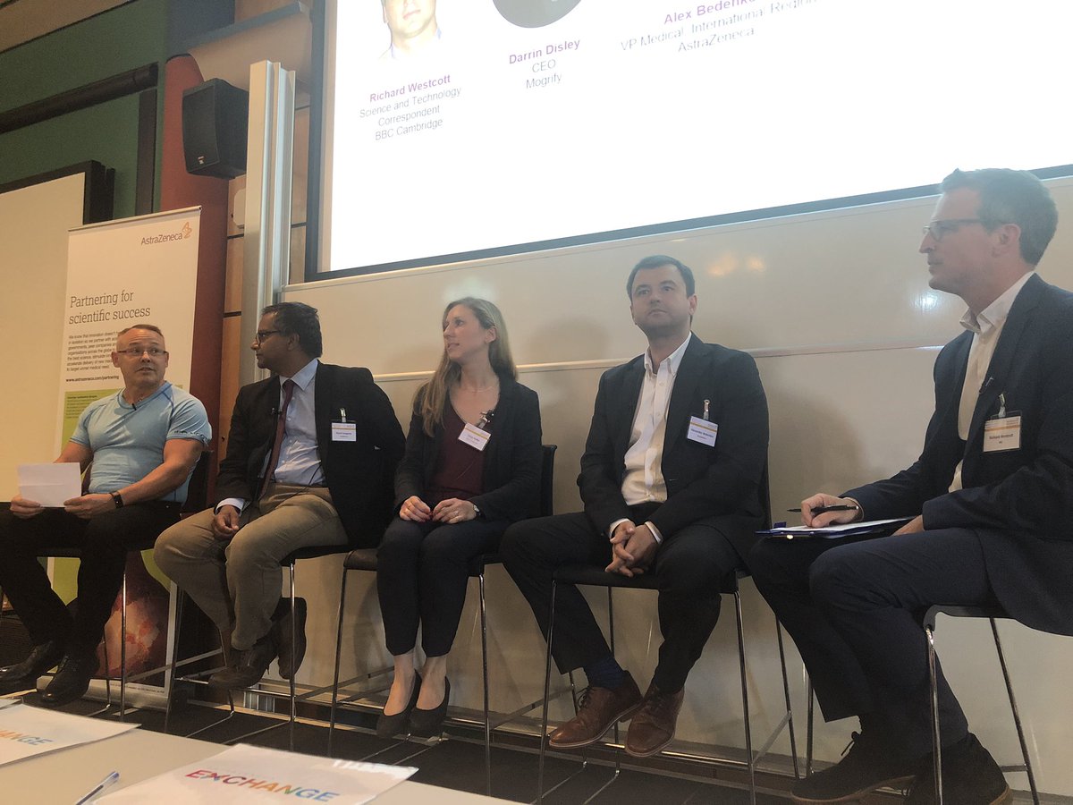 Moving onto the mentoring panel. Mentoring is hugely important for us at <a href="/AstraZeneca/">AstraZeneca</a>, not only because it makes us a good neighbour in Cambridge, but also because it helps our people understand life in a startup. #AZExchange <a href="/AstraZeneca/">AstraZeneca</a> <a href="/CambridgeJBS/">Cambridge Judge</a> <a href="/kaliumhealth/">Kalium Health</a>