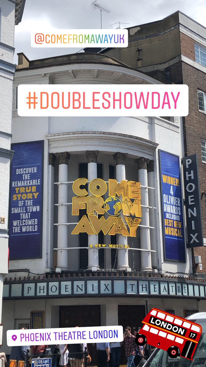 ChrisLincoln80's tweet image. Enjoyed another visit to @ComeFromAwayUK this afternoon #DoubleShowDay 😀👍 thanks for the entertainment