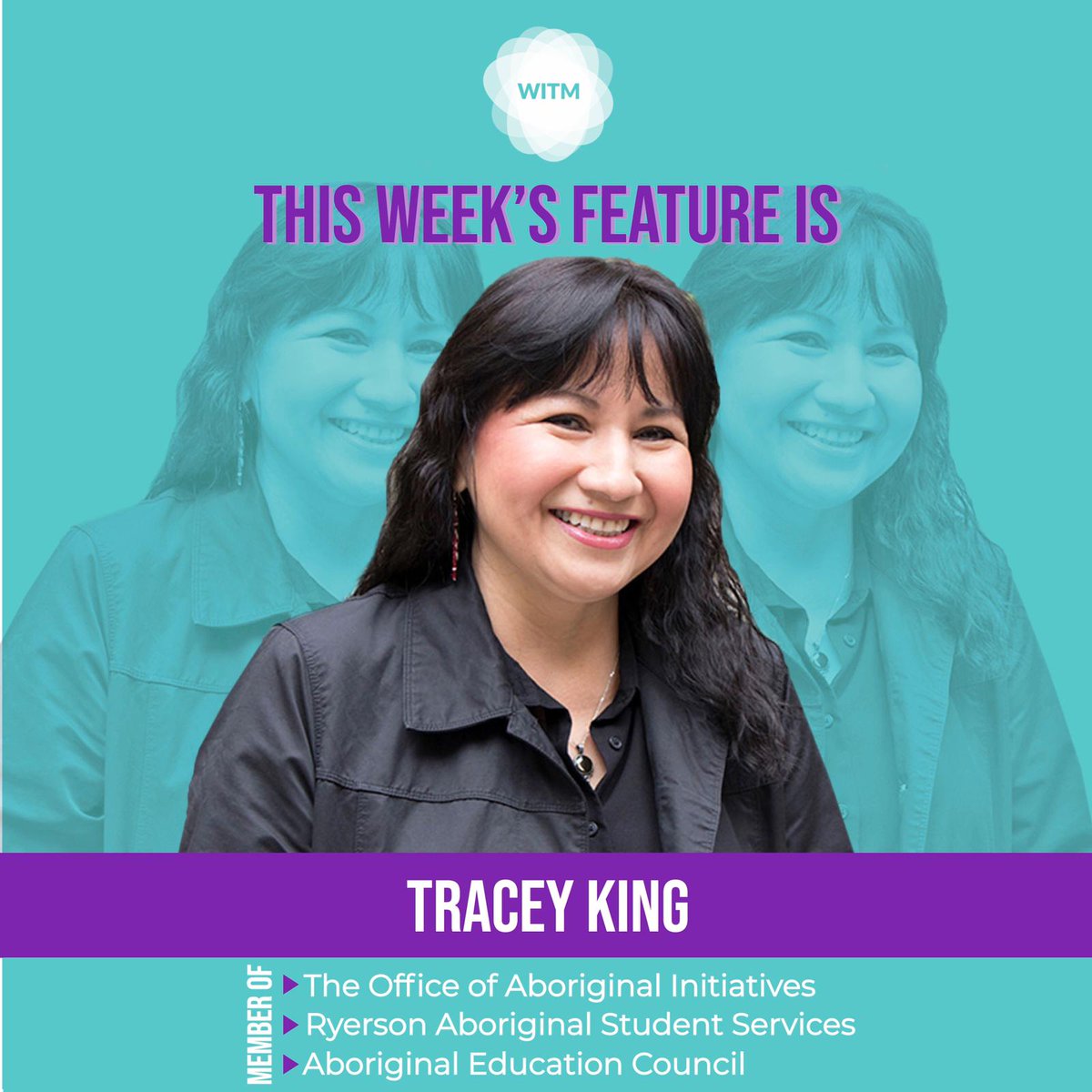 Meet Tracey King! She currently works at <a href="/RyersonU/">Ryerson University</a> Office of Aboriginal Initiatives, Aboriginal Student Services &amp; Aboriginal Education Council. Tracey helps promote connections within Indigenous communities and help them gain presence and visibility.
ryerson.ca/ryerson-works/…