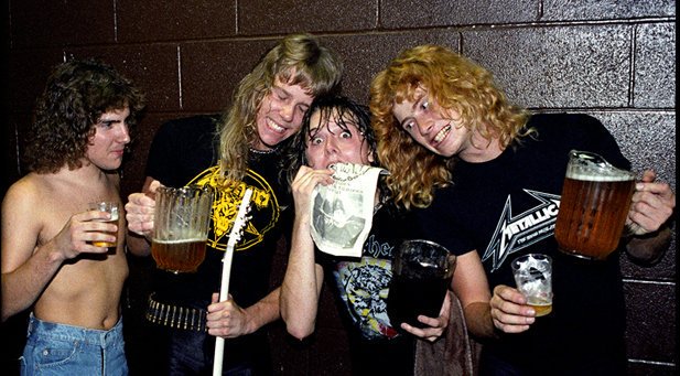BookOfMetallicA's tweet image. July 3rd, 1982: #Metallica performed the song "Seek &amp;amp; Destroy" live for the first time!

The line-up was:
James Hetfield, Lars Ulrich, Dave Mustaine, &amp;amp; Ron McGovney.