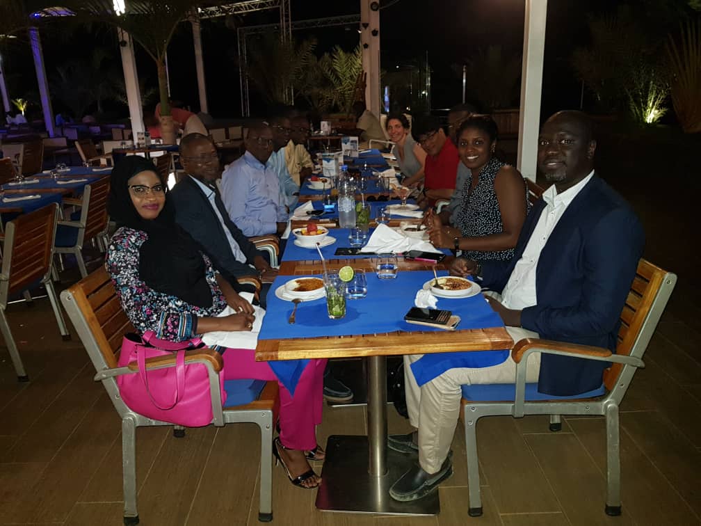 Dîner entre la fondation Gates et le PSMBV en présence du DG de l'ONAS symbolisant un fort partenariat.
#ONAS
#PSMBV
#Assainissementautonome