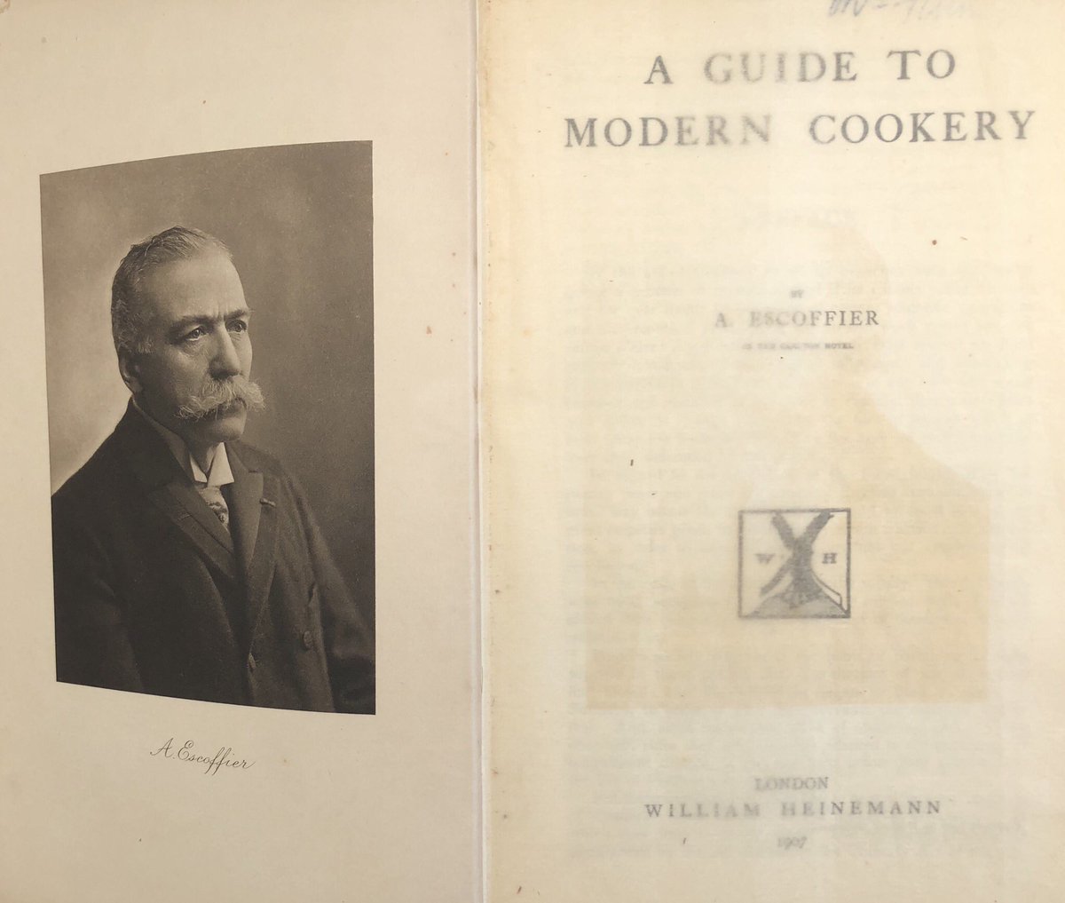 3) a scarce copy of Escoffier’s A guide to modern cookery - first UK edition ... scarce                        ashtonrarebooks.com/recent-additio…