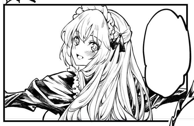 線画、進捗やばい。
……( ノД`)…… 