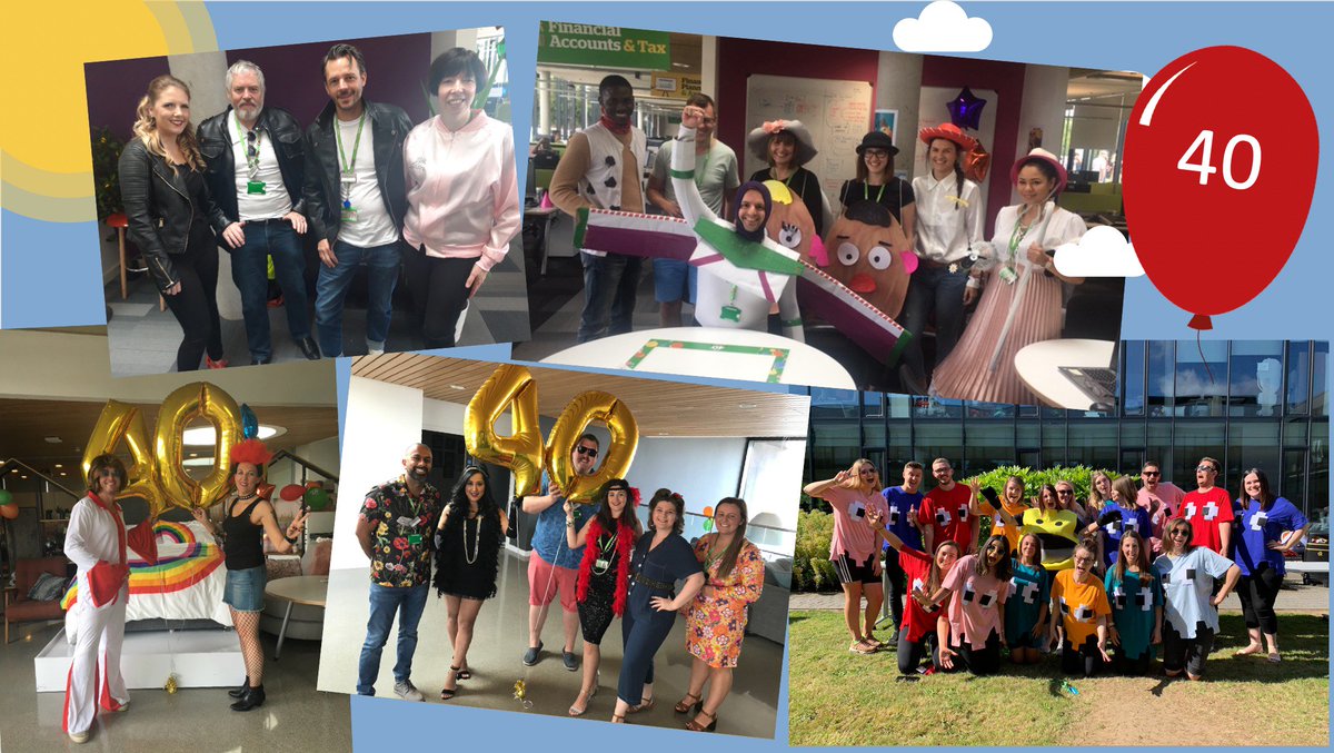 It's our 40th birthday!!! 40 years of creating homes across #Britain &amp; of amazing colleagues. Our sites &amp; stores are celebrating in the weeks to come but here's a sneak peek of what our #Leicester office got up to. It's fair to say some of our teams went to town with fancy dress!