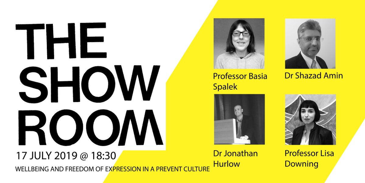 Interested in how policies like Prevent affect mental health? Join Prof Lisa Downing and other leading experts as they debate this at the 'There is No Alternative' exhibition in London. Reserve your free ticket now: bit.ly/PreventShowroom