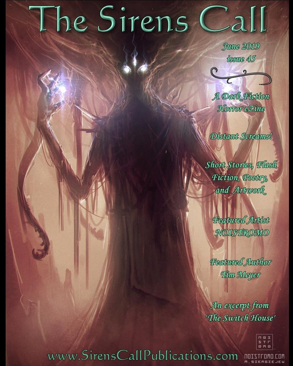 The 45th issue of The Sirens Call eZine is out! Get yours for #FREE at sirenscallpub.com

#horror #darkfiction #eZine #SCP #issue45 #DistantScreams! #creepy #reading #readers #nosleep #Noistromo #TimMeyer