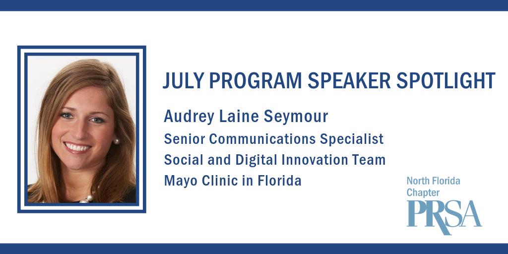 nfprsa's tweet photo. Our #WCW is panel member for our July 30 program, @AudreyLaine2! She is a Sr. Communications Specialist at @MayoClinic curating news on Mayo’s #socialmedia channels & provides strategic leadership & consultation. Don't miss her #PRo tips>>https://t.co/dmWNcGQBTS #MCCSM #NFPRSA https://t.co/VpUHfDJqvq