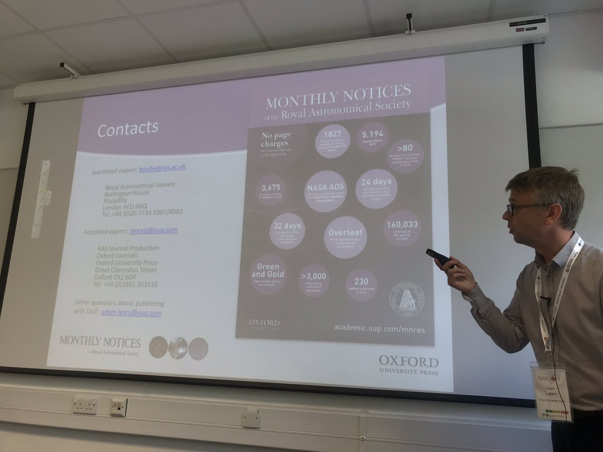 RAS_Journals's tweet image. Please let us know if you are putting out a press release. The OUP blog is one of the most heavily trafficked blog in the world!📚
#MNRAS #GJI #JournalTips #RASNAM #RASNAM2019 #NAM2019