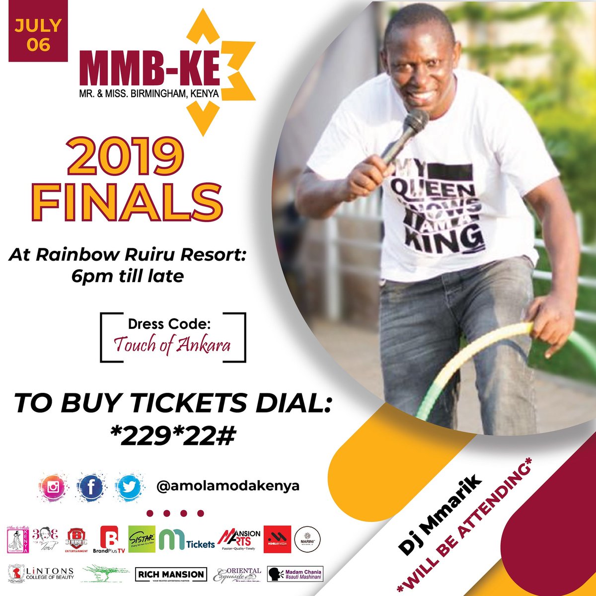richmansionKE's tweet photo. We are doing a happy hour tickets sale offer* 
#buy2 get 1 free!!!
Offer validity*, Wednesday (3rd July, 2019) from 4pm-8pm, 
Dial *229*22#,
Purchase 2 and send code to 0701325363
#ilovefashion #tellafriend #MMBKE2019 #mmbe #modelling #fashion #amolamodakenya https://t.co/zCF2RaUgWn