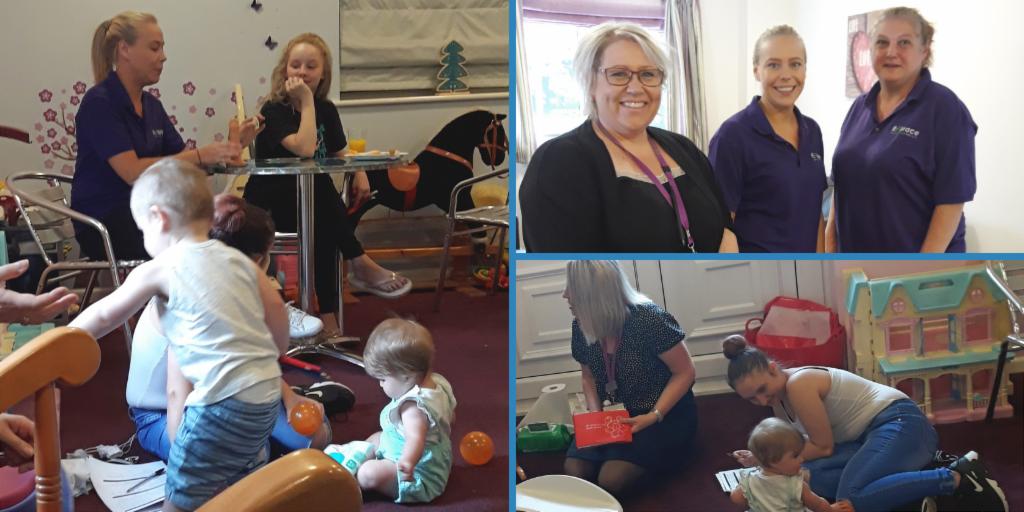 Our new baby clinic 👶🏾at our supported family schemes in Wolverhampton is a big hit with parents as an opportunity for expert advice on baby care and play, as well as on their own sexual health &amp; breaking down barriers to training &amp; work. Thanks <a href="/RWT_NHS/">The Royal Wolverhampton NHS Trust 🏥</a> <a href="/EmbraceWton/">EmbraceWton</a> <a href="/BC_Impact/">Black Country Impact</a>