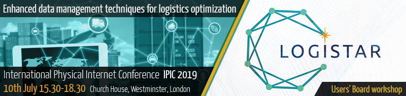 LOGISTAR_H2020's tweet photo. Do not forget to visit us at @ipic2019 for the first @LOGISTAR_H2020 users' board on 10th July 2019 from 15.30-18.30 Please, register within 5th of July following this link: https://t.co/jLL1ccVm3a #ArtificialIntelligence #logistics #transport https://t.co/z0OyfFO89k