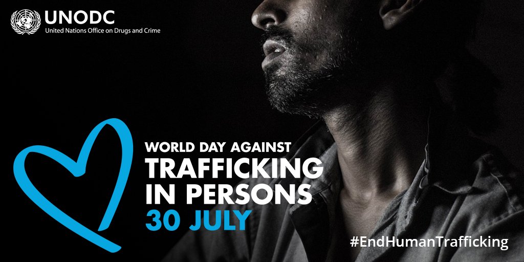 UNODC's tweet image. No country is immune from the scourge of #HumanTrafficking.
Call on your government to implement measures to protect victims, convict traffickers &amp;amp; prevent trafficking. #EndHumanTrafficking💙for a life in dignity, free from violence and fear.