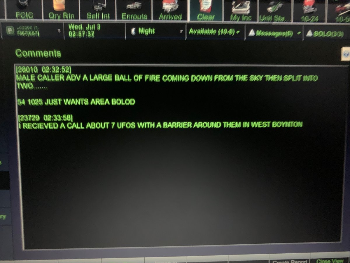 PBCountySheriff's tweet image. No, we were not invaded last night by Martians but we appreciate the level of confidence you have of us to stop intergalactic invaders. 🛸🛸🛸