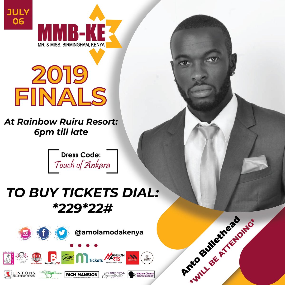 richmansionKE's tweet photo. We are doing a happy hour tickets sale offer* 
#buy2 get 1 free!!!
Offer validity*, Wednesday (3rd July, 2019) from 4pm-8pm, 
Dial *229*22#,
Purchase 2 and send code to 0701325363
#ilovefashion #tellafriend #MMBKE2019 #mmbe #modelling #fashion #amolamodakenya https://t.co/zunzdAQWGF