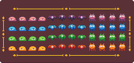PixelsRotting's tweet photo. Just released our Enemy Characters Pack @ https://t.co/ZtiU9NsmPc

100% FREE! GET IT NOW!

#gamedev #indiegamedev #gameassets #pixelart https://t.co/nWdUU2t9JD