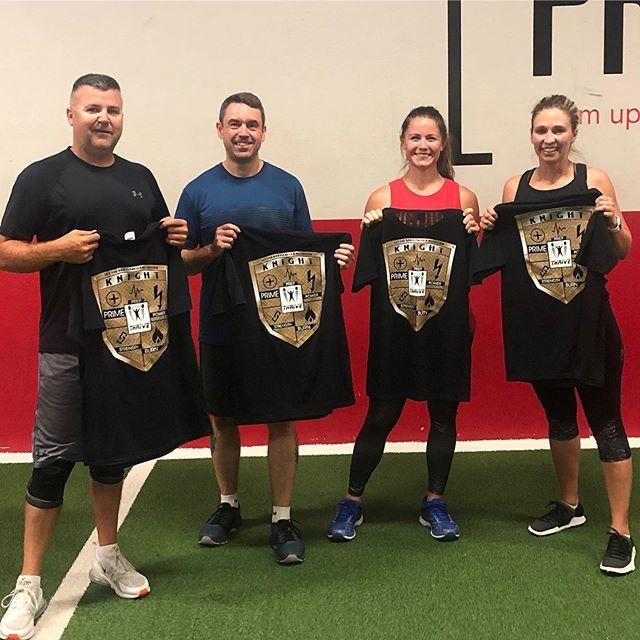 tuhlir3524's tweet photo. Congrats to Rick, Jason, Danielle and Bree for hitting 100 sessions and getting your THRIVE Knighthood 💪🏻💪🏻 #stbfitfam #thrivefit #thriveknight #workout #killingit #STBFITNESS #STBFIT #fitness #exercise #mbscthrive https://t.co/1eVWyVGfCU