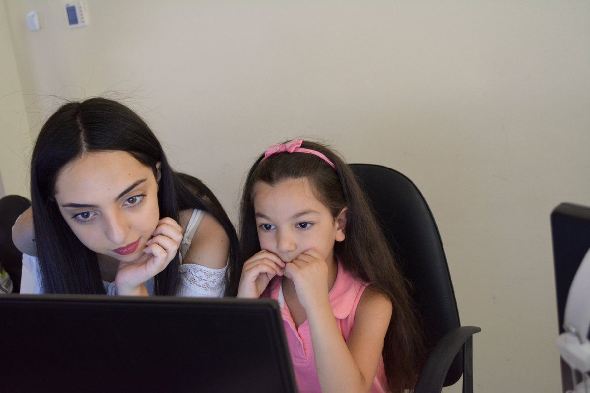 CoderDojoAM's tweet image. It is of great importance to us to create a community that supports young #girlsintech and teaches them how to overcome biases in #tech to become tech-savvy.
We are extremely happy to tell you that our #coderdojogirls are getting better and better at coding!