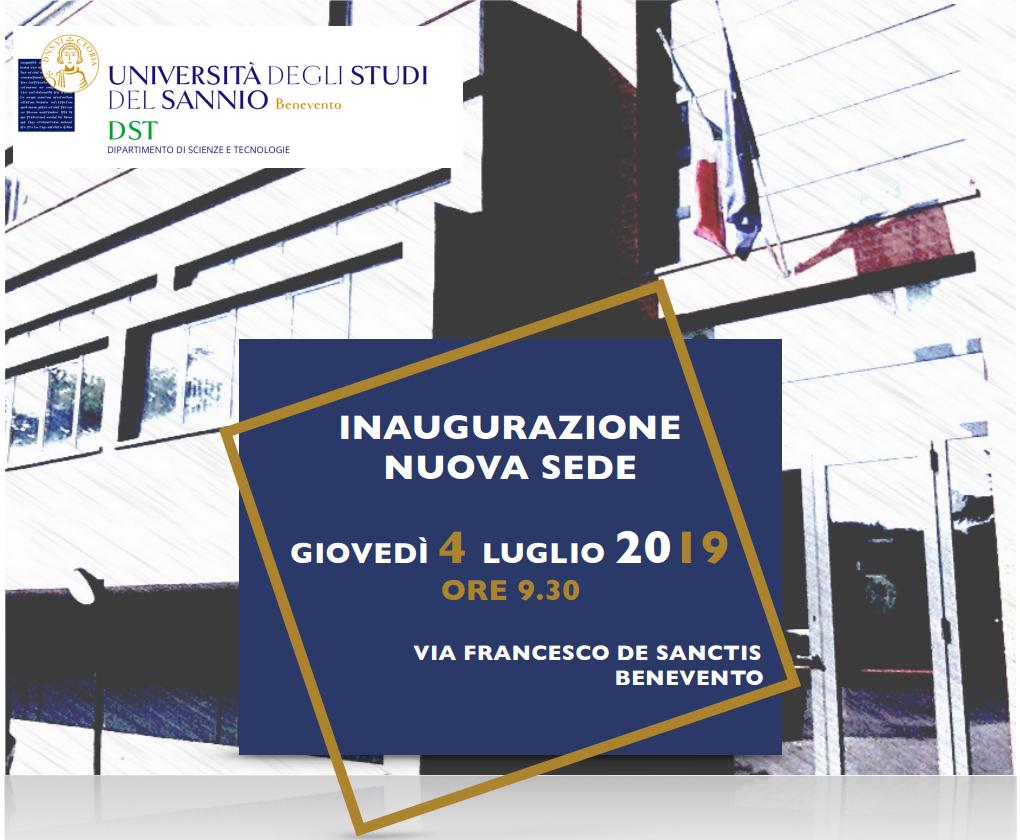 Domani 4 luglio alle 9.30 inaugurazione della nuova sede del Dipartimento di Scienze e Tecnologie #Unisannio
unisannio.it/it/eventi/dipa…