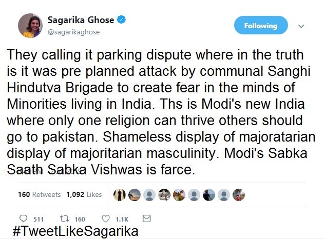 sameerp19's tweet photo. @sagarikaghose So earlier parking dispute was pre-planned & this was spontaneous!!
Earlier it was majoritarian masculinity & this was not Islamic majoritarian masculinity in the locality!!!
How are you going to defend #TempleTerrorAttack & abduction of #Hindu teenager?
#SaveTheTemple #Delhi https://t.co/tS8ZX0I1U8