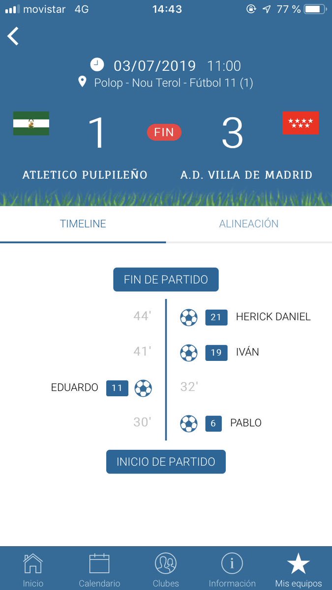 ADVilladeMadrid's tweet photo. Pleno por la mañana B15, B19 y B14.
Pasamos de grupos 💪🏼 A por más.
#VamosVilla #CBC19 @costablancacup https://t.co/VsWHo2u7Y1