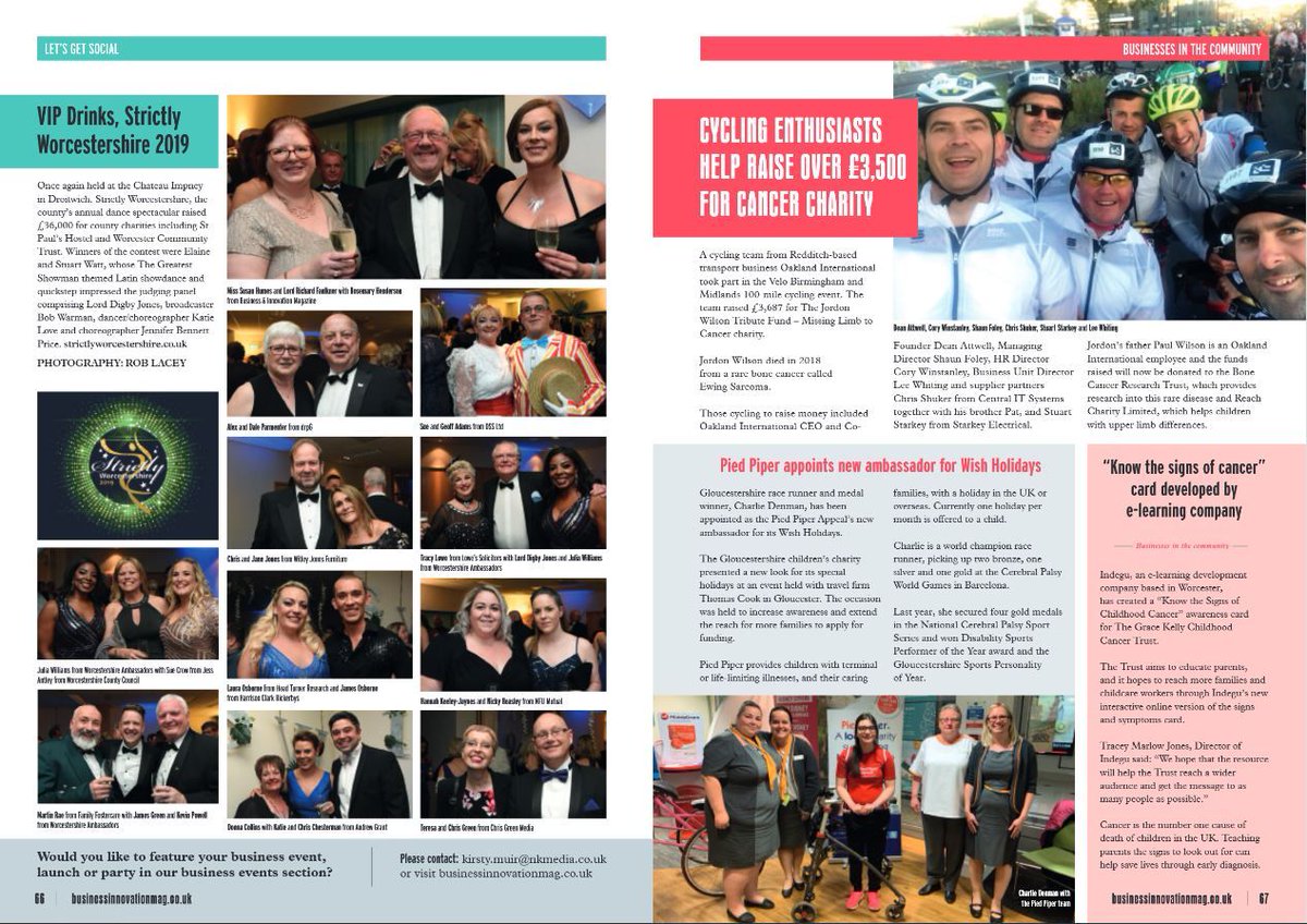 The Business Magazine - South West & West Midlands (@bizinnovatemag) on Twitter photo OUT NOW OUR JULY/AUGUST Issue make sure to read it. We cover what your business get up to for the community on pages 64-67 buff.ly/2DnJYw5 <a href="/HSBC_UK/">HSBC UK</a> <a href="/WhiteCommercial/">WhiteCommercial</a> <a href="/Wrighthassall/">Wright Hassall</a> <a href="/Strictlyworcs/">23/05/19</a> <a href="/OaklandIntUK/">OaklandInternational</a> <a href="/PiedPiperAppeal/">Pied Piper Appeal</a> <a href="/ThomasCookCares/">Thomas Cook Cares</a> <a href="/IndeguLtd/">Indegu Ltd</a> OUT NOW OUR JULY/AUGUST Issue make sure to read it. We cover what your business get up to for the community on pages 64-67 buff.ly/2DnJYw5 <a href="/HSBC_UK/">HSBC UK</a> <a href="/WhiteCommercial/">WhiteCommercial</a> <a href="/Wrighthassall/">Wright Hassall</a> <a href="/Strictlyworcs/">23/05/19</a> <a href="/OaklandIntUK/">OaklandInternational</a> <a href="/PiedPiperAppeal/">Pied Piper Appeal</a> <a href="/ThomasCookCares/">Thomas Cook Cares</a> <a href="/IndeguLtd/">Indegu Ltd</a>