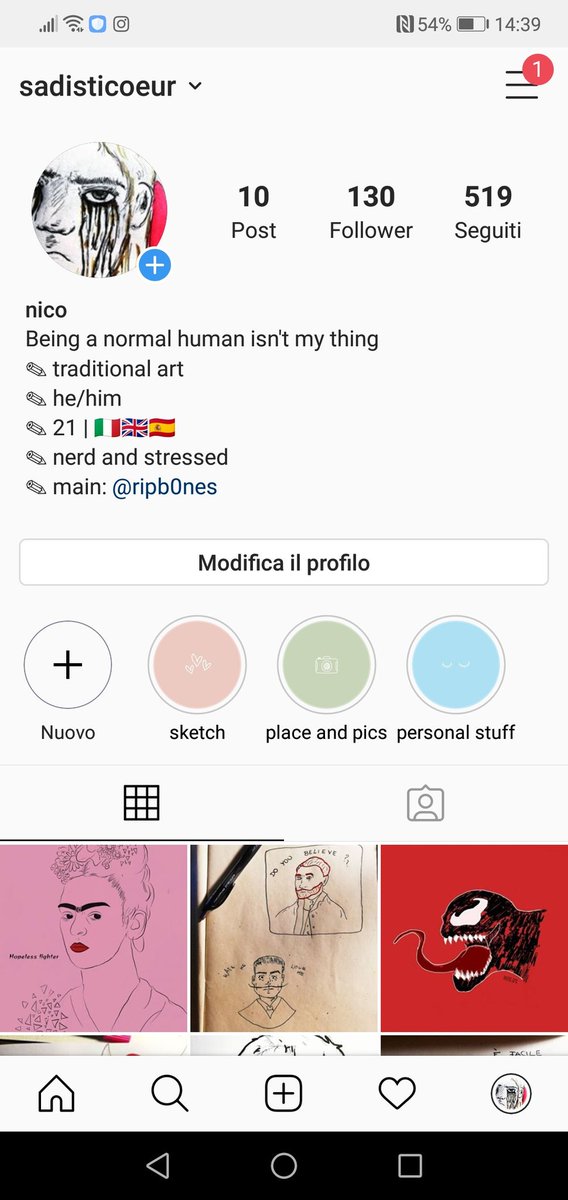 rvnghost's tweet photo. Aaaa

Allora

Chi ha instagram? Lasciatemi i vostri Nick! Ho bisogno di accrescere un po', se vi piace l'arte e il disagio beh, you are welcome babies https://t.co/PrLVBkTMQe