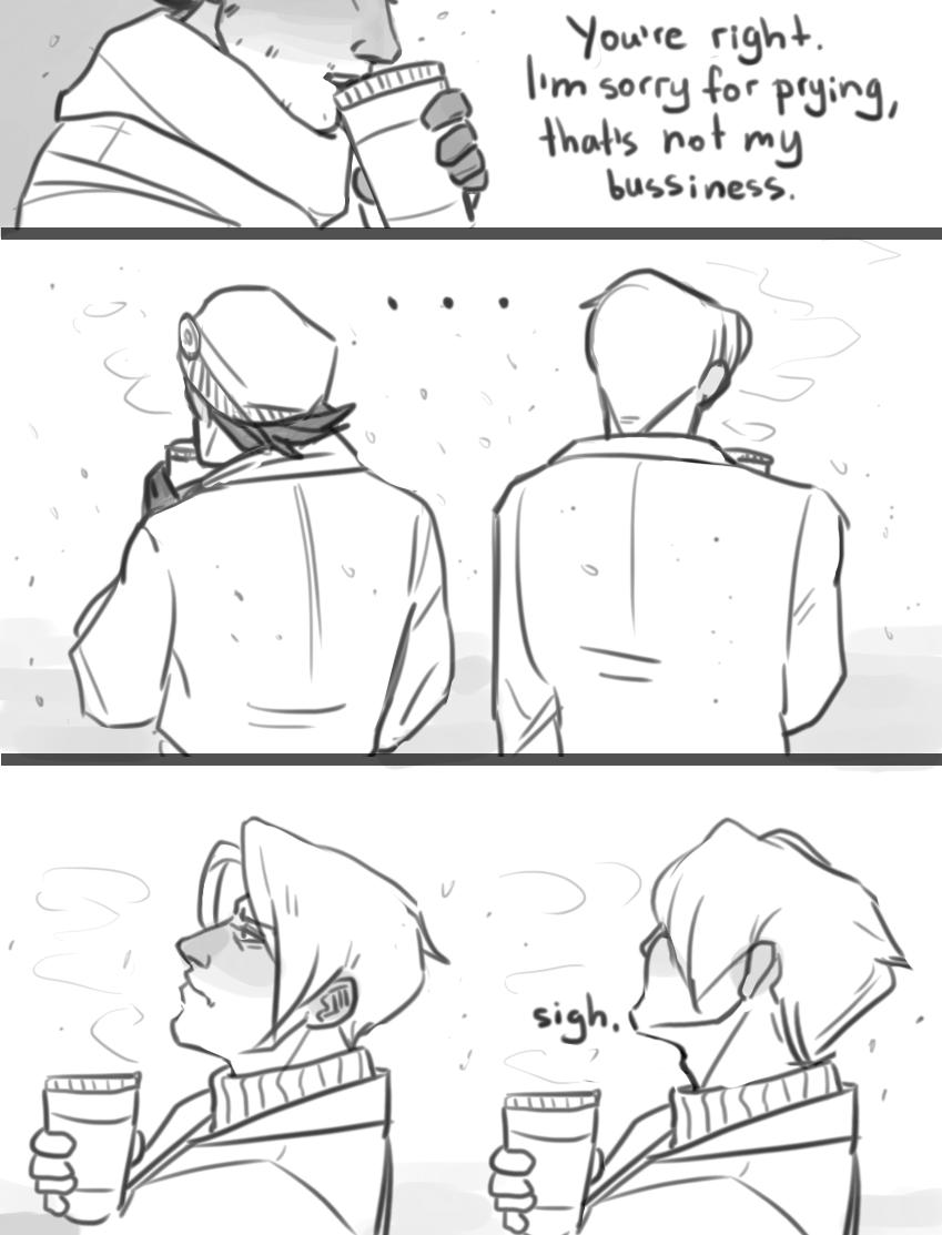 honeycakelion's tweet photo. more aai3? more aai3

or, waiting for a taxi together after a successfully solved case has never been so full of suppressed emotions and uncertain feelings before

[1/2] https://t.co/pEowYxisAw