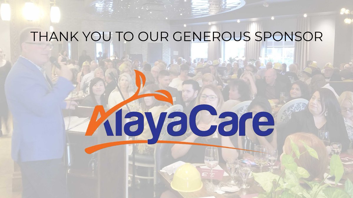 AcclaimHealth's tweet photo. The Generosity of @AlayaCare is helping improve dementia care in Halton! Thank you for sponsoring #DineOutForDementia ! #BuildingBetterDays https://t.co/iSClzXLie1