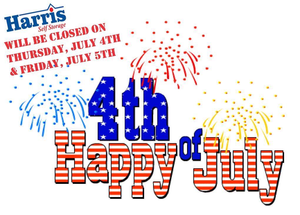 In observance of Independence Day, our office will be closed Thursday, July 4th and Friday July 5th.  

We hope everyone has a safe and fun holiday weekend!