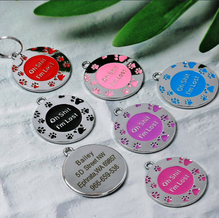 JoJosWorldStore's tweet photo. Hilarious  'Oh S*@t I'm Lost' Rounded Dog ID Tag🐾

Available at: https://t.co/sMGdsxMocY
_______
#trustedseller #dogshopping #idtags #dogshop #trustedseller💯 #dogtags #freeshippingworldwide #TeamJoJosWorld https://t.co/zvvCy106Oz