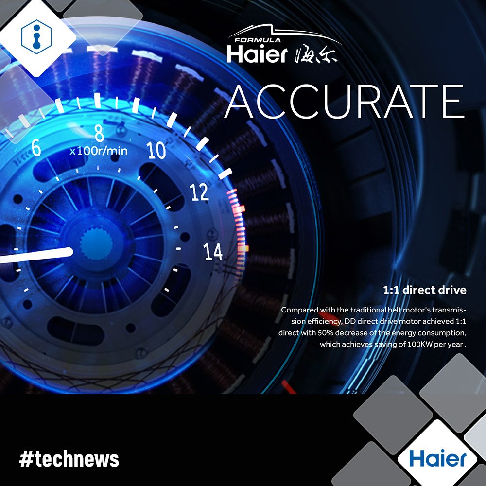 HaierGermany's tweet image. Mit einem DD-Motor einen Formelsport-Rennwagen zu beschleunigen, ist die weltweit wohl ungewöhnlichste Antriebsart für ein Fahrzeug. Kein Wunder also, dass Sie bei Haier Waschmaschinen immer das Gefühl haben, auf Platz 1 zu sein. 

#ProveTheImpossible #HaierWashingMachine