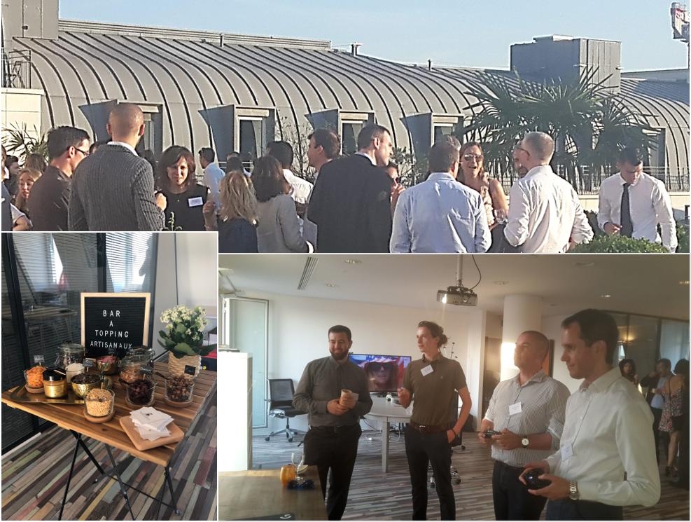 Cocktail avec nos clients sur la terrasse hier, nous avons joué sur #ShadowGhost, le #pcgamer réinventé par <a href="/Shadow_France/">Shadow France</a> (#design Silamir)... et dégusté des glaces artisanales Thierry Keiflin... What else?!