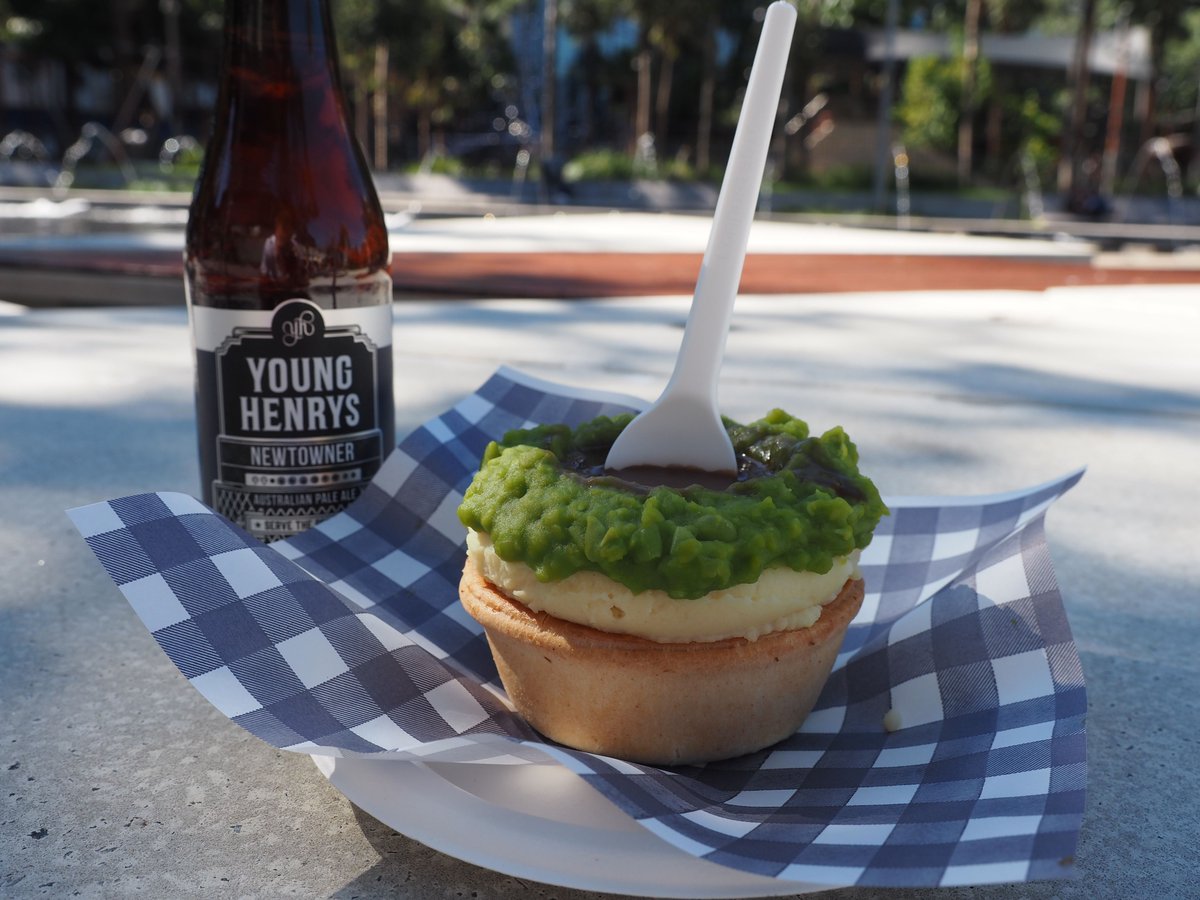 HarrysCafeDW's tweet photo. Come warm up with a 'Tiger' Pie and a @YoungHenrys Beer at our #DarlingHarbour store which is now licensed.
•
•
•
#harryscafedewheels #HCDW #harrys #sydney #australia #sydneyfood #sydneyfoodie #sydneyeats #visitaustralia #visitnsw https://t.co/ELXn609z2p