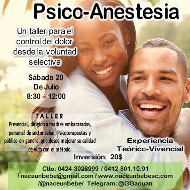 Naceunbebe's tweet photo. Es un taller abierto a todo público. Gracias al éxito de este método basado en la activación a voluntad del sistema nervioso parasimpático, podemos dirigir el torrente de endorfinas que mitigan el dolor de una forma natural y consciente. https://t.co/M7cvNKhMDa https://t.co/09QDP3IXui