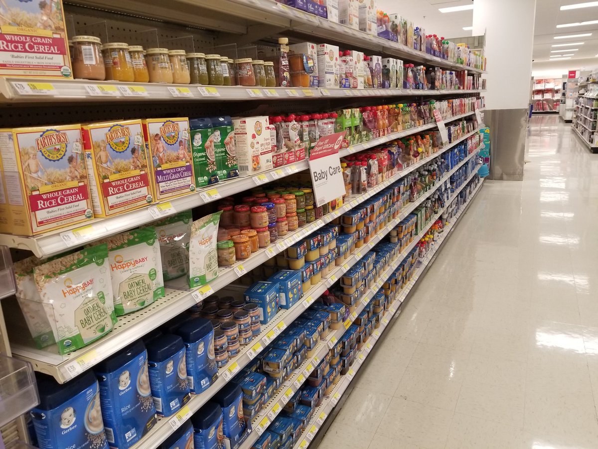 Did baby food just set or is it in transition? You can't tell here at T-1437 #businessownership #target #d141 #g192