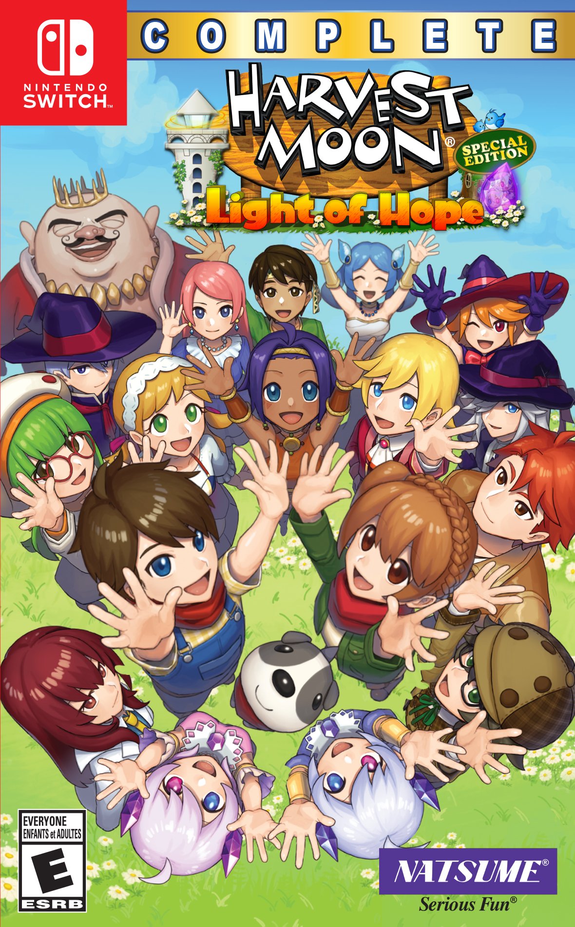 Natsume Inc. on Twitter: "Spread the news! #HarvestMoon: Light of Hope Special Edition COMPLETE (full game + edition + ALL DLC on one disc/cart) arrives July 30! Pre-Orders available now at