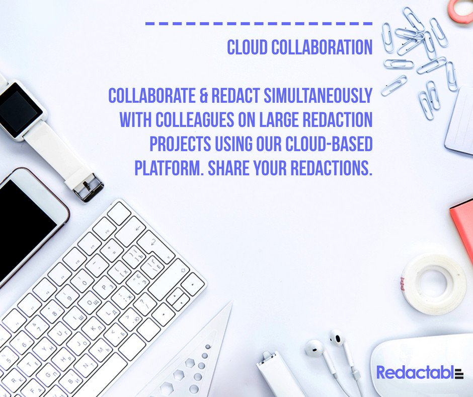 Redactable on twitter redact documents simultaneously with