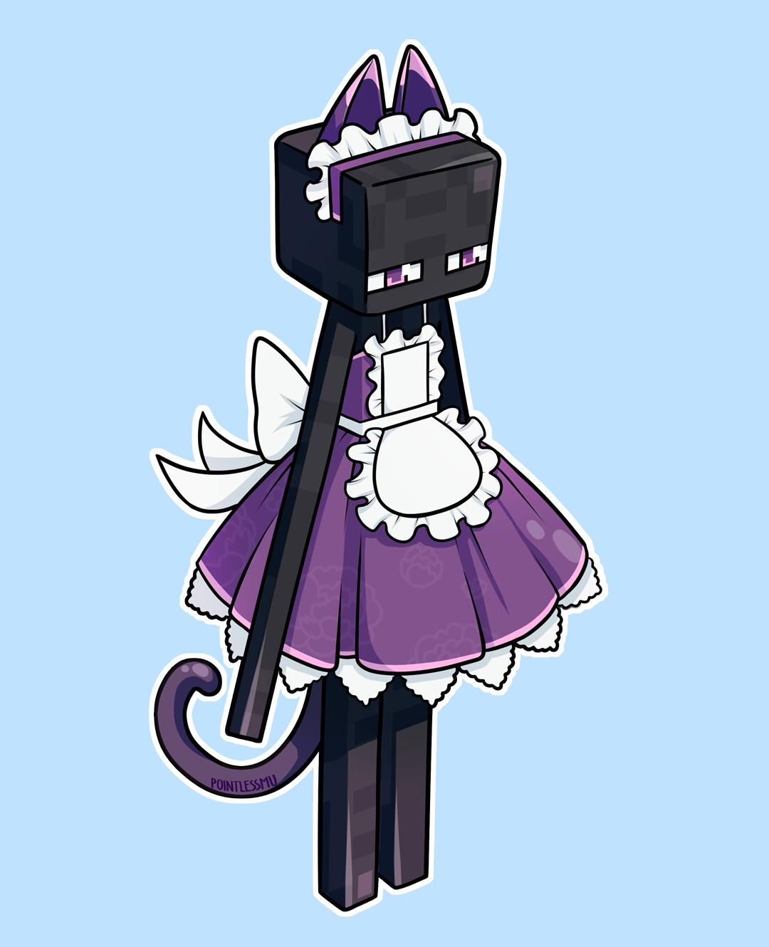 Enderman Maid Minecraft Skin